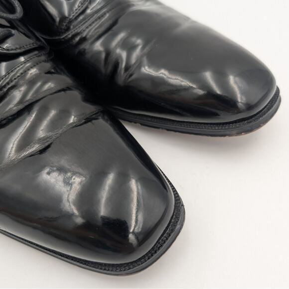 Florsheim Men's Launch Plain Toe Oxford Dress Shoes Black Size US9.5D EU43 - Picture 8 of 11